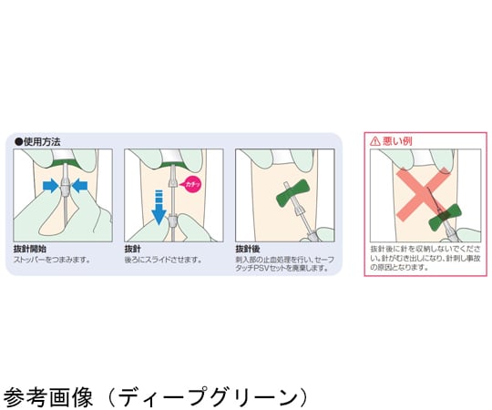 65-1677-36 セーフタッチ®PSV 21G×5/8 ハード 50本入 04-567 【AXEL