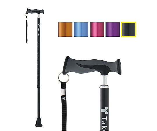 バンブーステッキ　ブラック