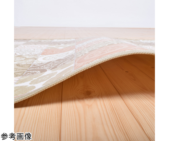 拭けるマットシリーズ　アンティグロ　キッチンマット　ベージュ　450×2700mm　