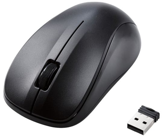 法人向けマウス　無線　IRマウス　Mサイズ　抗菌　ブラック