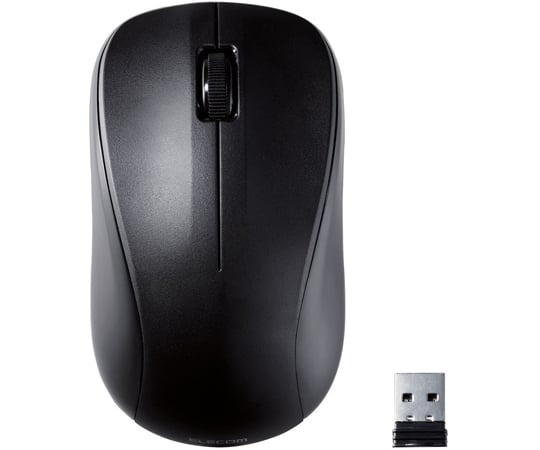 法人向けマウス　無線　IRマウス　Mサイズ　抗菌　ブラック