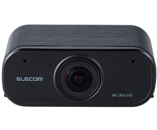 Webカメラ　830万画素　4K対応　オートズーム機能付き　ブラック　UCAM-CX80FBBK