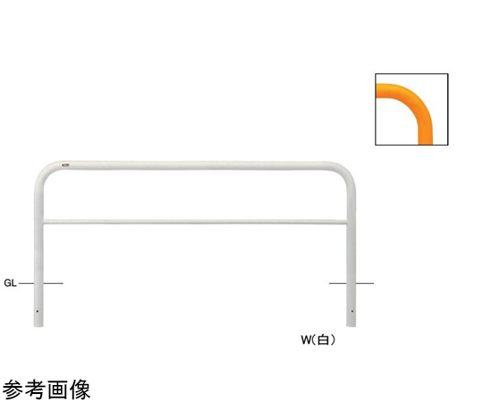 メーカー直送 サンポール アーチ φ60.5(t2.8)×W1000×H800mm カラー:白