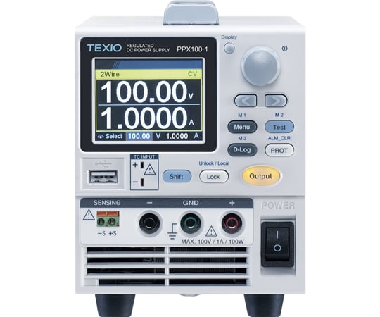 65-1829-95-20 高精度直流安定化電源 100V 1A 校正証明書付 PPX100-1