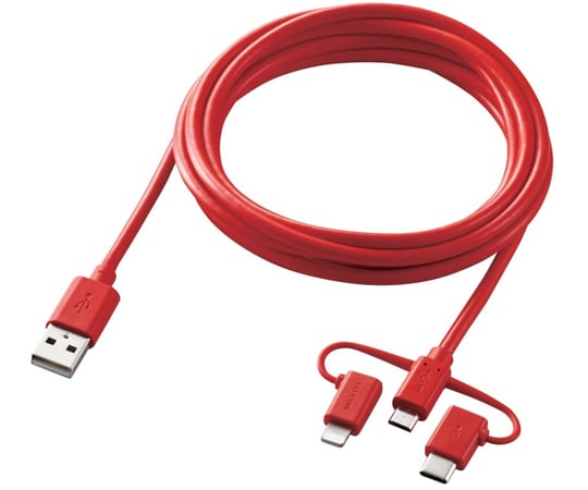 取扱を終了した商品です］スマートフォン用USBケーブル 防災・防滴袋