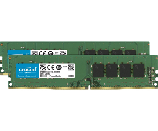 65 1849 23 デスクトップpcメモリ 64gb Kit 32gbx2 Ddr4 2666 Ct2k32g4dfd66 Axel アズワン