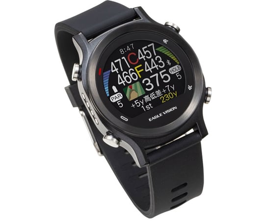 65-1850-17 EAGLE VISION WATCH ACE Black GPS Watch Navi 【AXEL