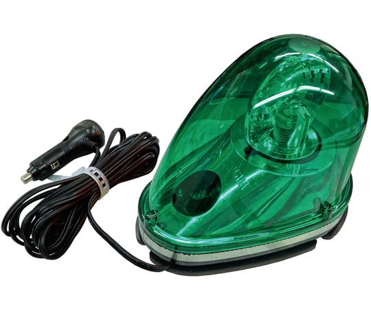 65-1859-76 マグネット着脱式LED回転灯（流線型） 回転灯-1224Y 黄