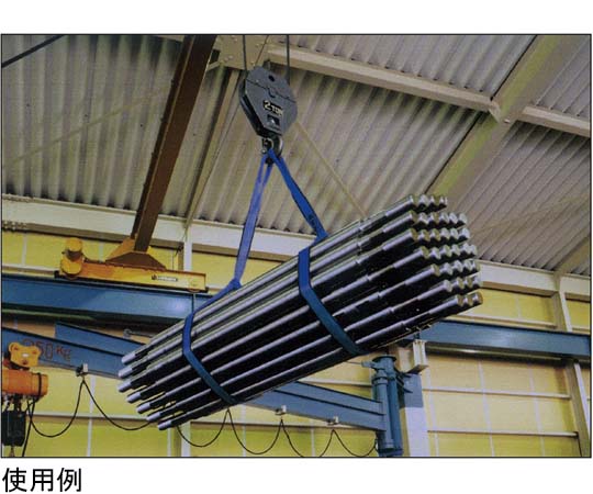 65-1868-29 スリング 荷重2500kg 8m NB 3E 75X80 【AXEL】 アズワン