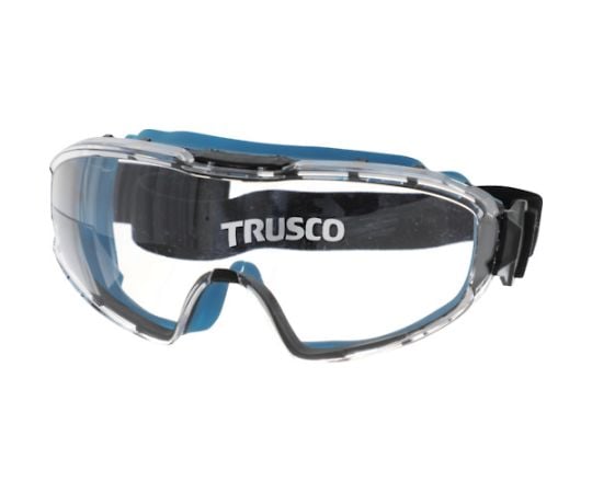 65-2006-92 カラーセーフティーゴーグル（ワイドビュータイプ）ブルー