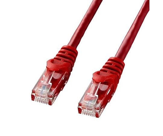 65-2205-94 0.5m LANｹｰﾌﾞﾙ(CAT6/ｴｺﾊﾟｯｹｰｼﾞ/ﾚｯﾄﾞ) EA764BB-341 【AXEL