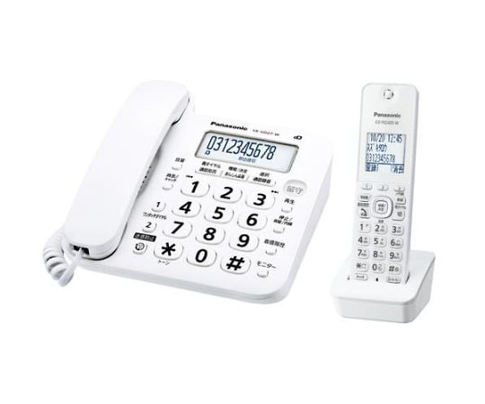 コードレス電話機（子機1台付/ホワイト）　EA864BD-280A