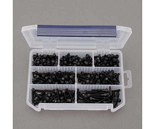 M5-M8 六角ボルトセット ステンレス/黒色 EA949L-26 エスコ ESCO | M3-M8 六角穴付ボルトセット(ステンレス&frasl;黒色) EA949MK-1