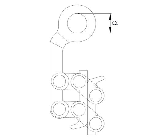 ワイヤークランプ 3.0-9.0mm EA988DJ-12 (65-2313-81)-