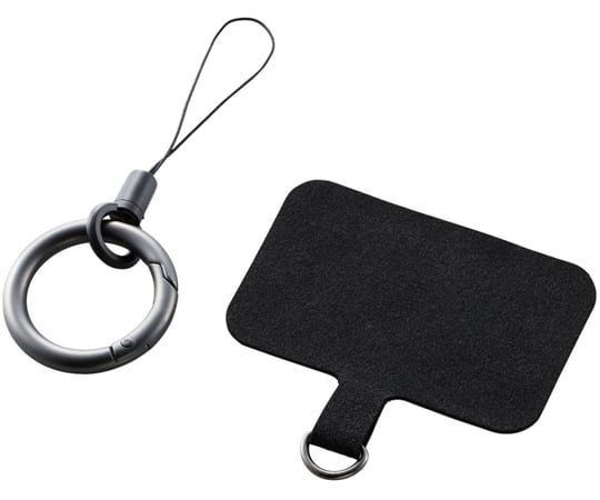 65 2326 61 外付けストラップホール 挟み込みシート スマホ用 フィンガーリング付き カラビナタイプ ブラック P Sthfinbk Axel アズワン 65 2326 61 外付けストラップホール 挟み込みシート スマホ用 フィンガーリング付き カラビナタイプ ブラック P Sthfinbk Axel アズワン