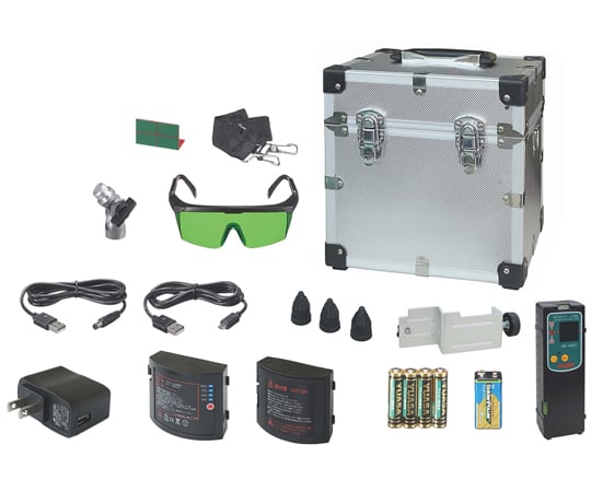 65-2355-10 レーザー墨出し器 MGL-411GP-R 【AXEL】 アズワン