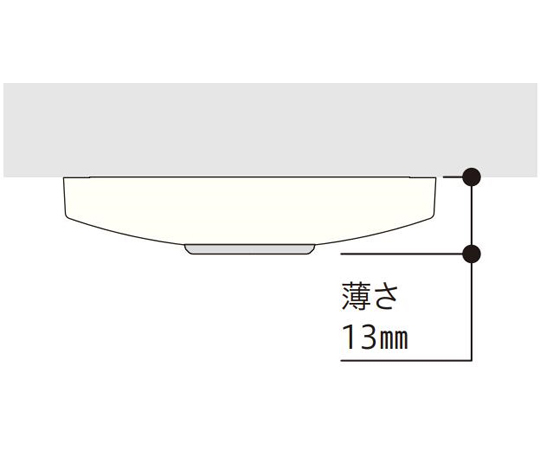 ホスクリーン 天井付け室内物干し金物 スポット型 ブラック 2本入　SPCS-BL