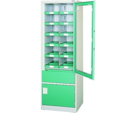 65-2568-13 防塵保護具保管庫 マスク収納数24枚 BM-120-T0 【AXEL