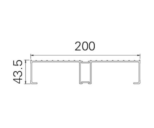 65-2573-53 ライトステップ DBS型 縞板タイプ 2段 0.6m（17832） DBS2