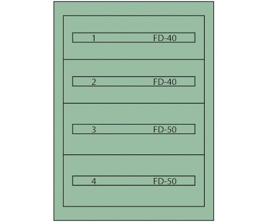 65-2580-30 ヴィドマー ファインキャビネット（塗装色：アイボリー