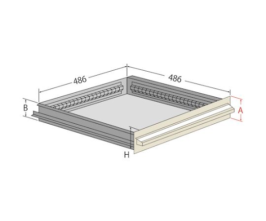 ■ヴィドマー ファインキャビネットFC-300T-IV(塗装色：アイボリー) FC300TIV(1673992)[法人・事業所限定][直送元] Vidmar ファインキャビネットFC-300T-IV(塗装色:アイボリー) ( FC-300T