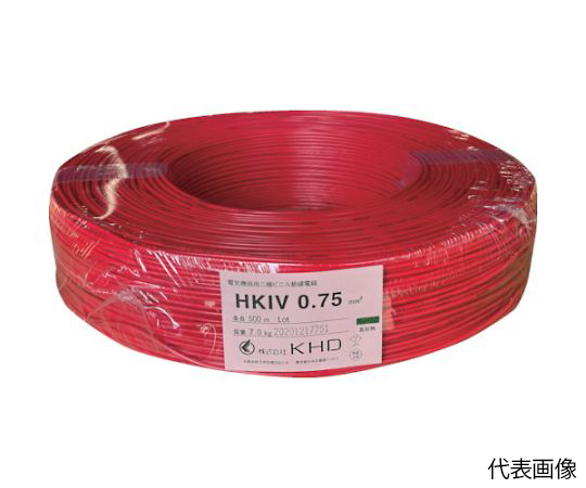 HKIV2.0 機器用耐熱ビニル電線 200m