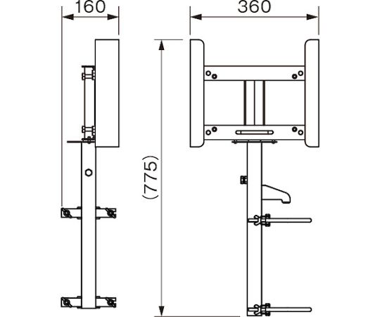 123 ブロー枠用サインホルダー　SBH-1N-B