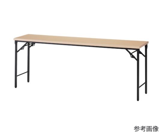 ★会議テーブル ブラック×ブラウン 1800×600×700 Used★ 会議用テーブル 折りたたみテーブル 1800 600 700 会議テーブル