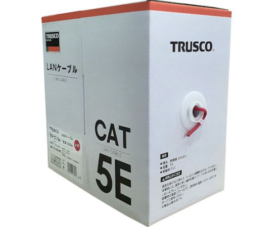 LANケーブル カテゴリ5e 300m 青　TUTP-CAT5E-300B