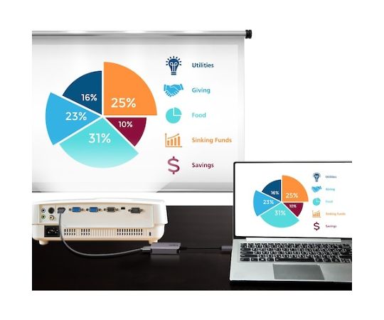 ビデオ変換器 USB Type-C to HDMI/4K対応　UC3008A1