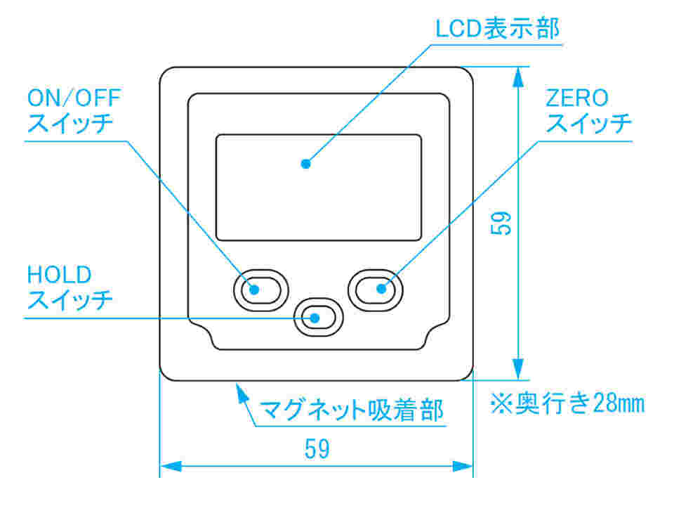 65-2724-41 デジタル角度計 ベベルボックス BB-180W 【AXEL】 アズワン