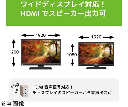 HDMIパソコン切替器（2台用）　RS-230UH