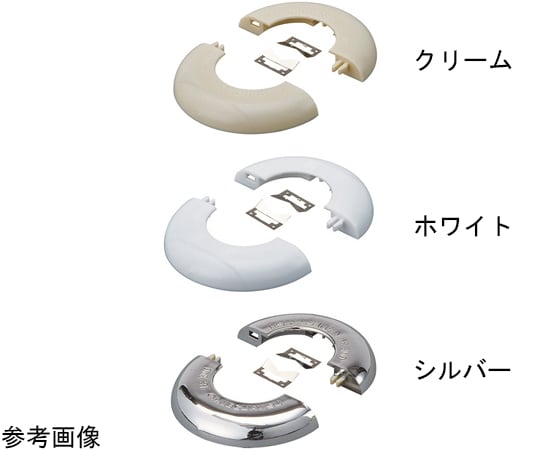 65-2838-36 おめかしキャップ 電線管用 1箱（10枚入） OMK51-W