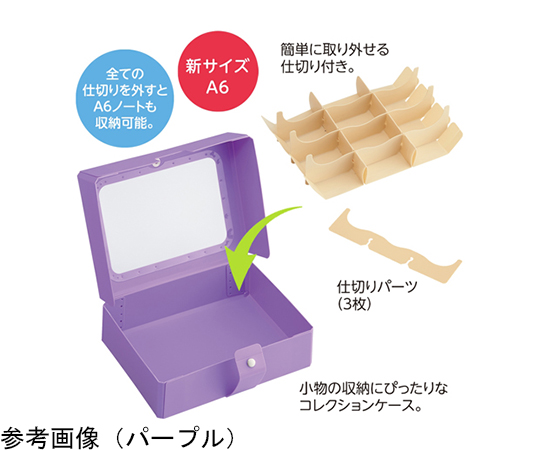 CUBE FIZZ コレクションケース　A6　グリーン　A696-7