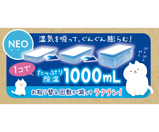 65-3367-12 ドライ＆ドライUP NECO（ねこ） 1000mL 2個×12箱入 39518-0