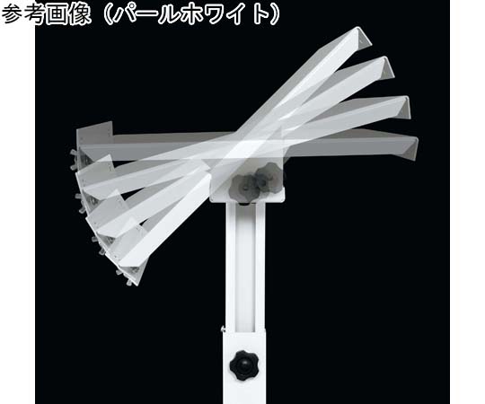 サカエサポートスタンド 500×400×690～950（傾斜0°時）mm パールホワイト　TS-54AW