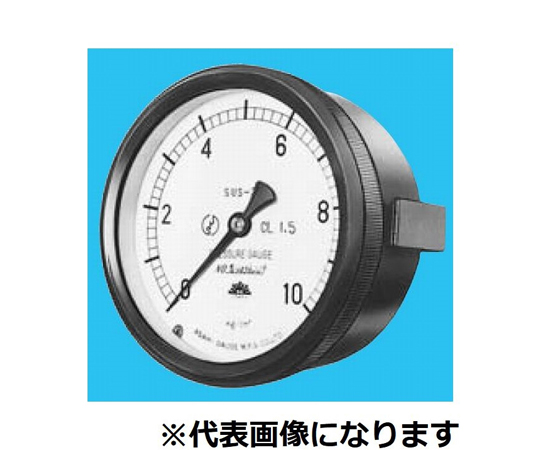 旭計器 密閉形圧力計 D形 蒸気用耐振形 圧力範囲（MPA）：0～7 1個 315