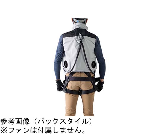 Nクールウェア Lサイズ 杢グレー フルハーネス対応ベスト