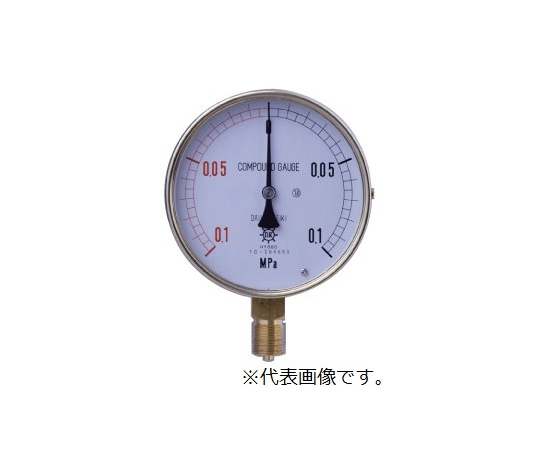 65-3596-81 HNT汎用圧力計 A型 Φ60 R1/4 0～1MPA ATR1/4-60X1MPA
