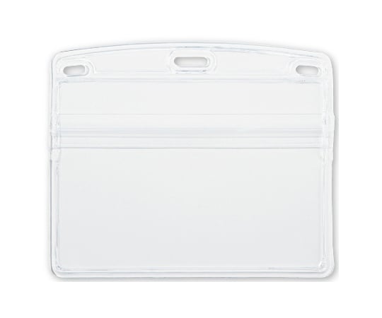 65-3671-93 名札用ケース ソフトヨコ特大 チャック付 10枚 NX-107