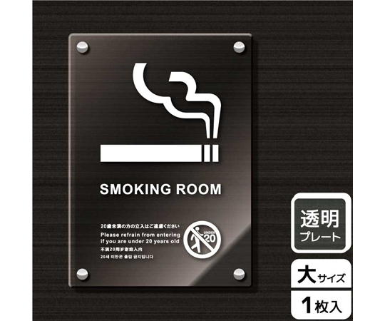 65 3699 アクリルプレート 喫煙室 英語 未成年不可 Kak1166 Axel アズワン 65 3699 アクリルプレート 喫煙室 英語 未成年不可 Kak1166 Axel アズワン