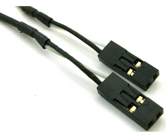 65-3734-48 QIケーブル2S-2S シールド線/200mm 311-326 【AXEL】 アズワン