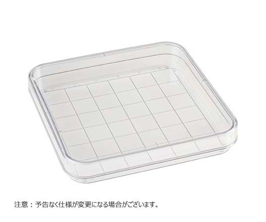 65-3828-77 スクウェアペトリディッシュ 100x15mm 500枚入 D210