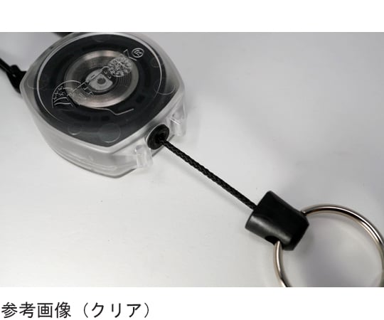 65-3864-88 KEY-BAK カラビナ付きキーリール サイドキック クリア