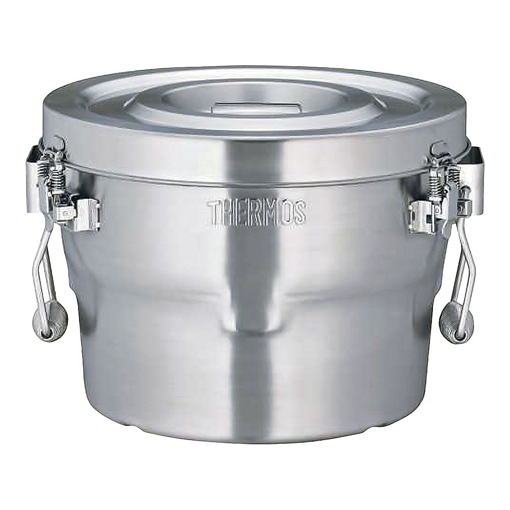 65-3869-76 18-8高性能保温食缶シャトルドラム 内フタ付 GBL-04C