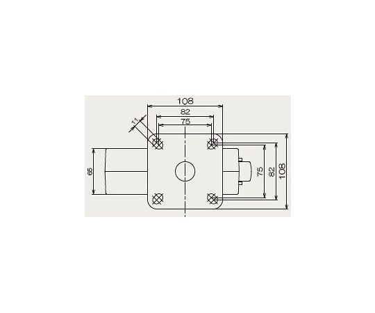 取扱を終了した商品です］段差乗り越えキャスター（ベース 108x108mm