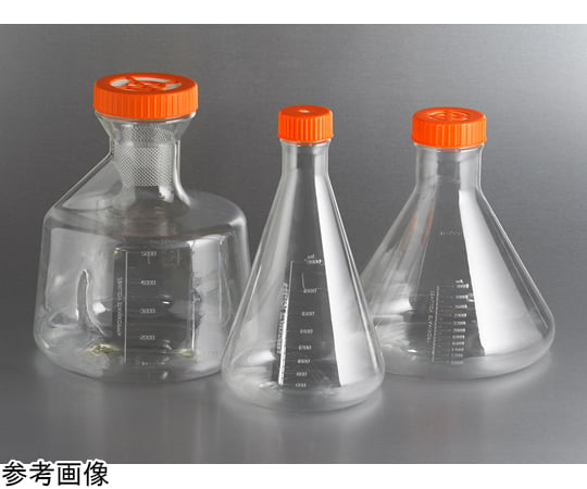 65-3962-49 PETG 三角フラスコ 5L 1個×4パック入 431284 【AXEL】 アズワン