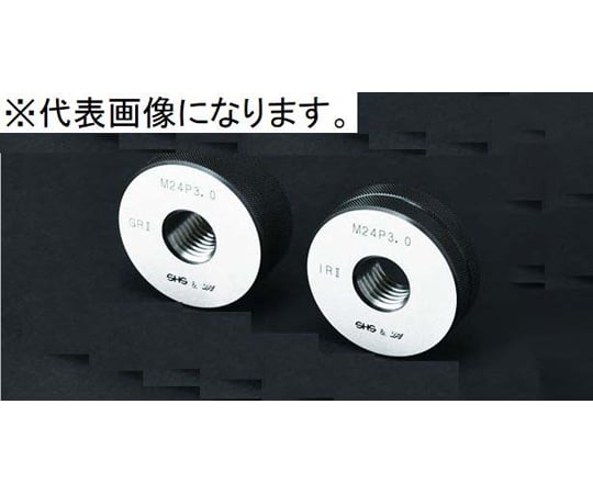 測範社 メートルネジリングゲージ 1セット（2個入） ネジ径48mm ピッチ