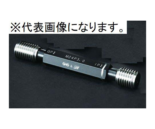 測範社 メートルネジプラグゲージ ネジ径22mm ピッチ2.5mm 1本 GPIP2