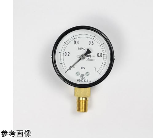 65-4269-72 普通形圧力計（Φ60） 立形A枠 1.5MPa AA10-171 【AXEL